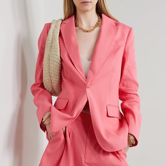 A.L.C.
Women's Pink Donovan Linen-blend Blazer. Size 8 Women
#120 - Picture 2 of 7